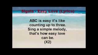 Sigala  Easy Love Lyrics [upl. by Laks]