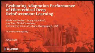 Summary Video  Evaluating Adaptation Performance of Hierarchical Deep Reinforcement Learning [upl. by Oringa197]