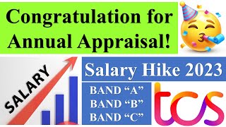 TCS Performance Bands Released Annual Appraisals 2023  Salary Increment A Band B Band tcs hike [upl. by Latrell]