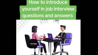 how to introduce yourself in job interview  introduce yourself SELF in English Self INTRODUCTION [upl. by Attelra]