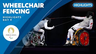 🤺 Wheelchair Fencing Highlights  Day 9  Paris 2024 Paralympic Games [upl. by Eidak852]