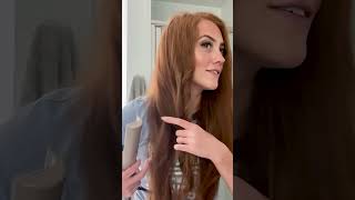 Using my Tyme iron for the first time Mikayla Iverson hairtok curler flatiron [upl. by Jocko]