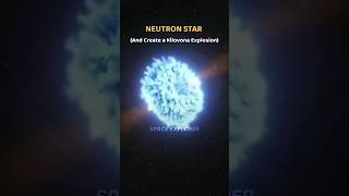 If two Neutron Star are Collide 🤔 solarsystem collision neutronstars [upl. by Sllew]