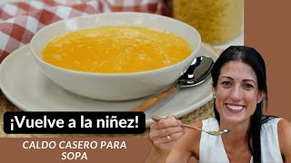 CALDO CASERO para sopa 😊 [upl. by Anitac]