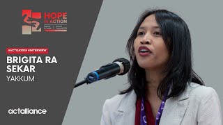 ACTGA2024 interview Brigita Ra Sekar YAKKUM [upl. by Wilkie]