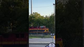 KCS duo with a BNSF Ace in the Wisconsin Dells [upl. by Longan704]