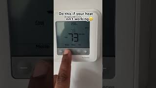 If your heat isn’t working do this😁 hvac fypシ゚ diy trending repair heat hack [upl. by Aletse]