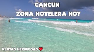 CANCUN ULTIMA HORA🔴SIN SARGAZO PLAYA MARLIN  MUY SOLEADO HOY 11 JULIO [upl. by Risley]