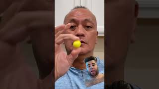 👂 ASMR AMERICA’S ORIGINAL DUBBLE BUBBLE GUM BALL EXTRA SOUR LEMON FLAVOR AND EATING SOUNDS 👂 l [upl. by Leo]