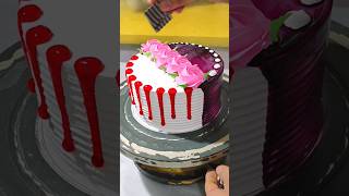 Blueberry Cake Decoration  Cake Design youtubeshorts shorts video cake [upl. by Fanya]