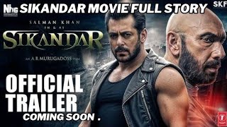 SALMAN KHAN Sikandar Movie Full Story Revealed Update  Eid 2025 Dailyfilmyupdate [upl. by Lokkin]