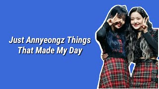 Just Annyeongz Things That Made My Day  IZONE [upl. by Bringhurst]