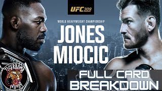 UFC 309  Jones vs Miocic Full Card Breakdown amp Predictions [upl. by Emolas]