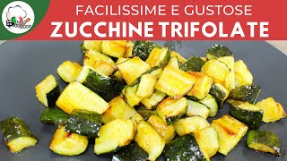 Zucchine trifolate perfette facili in padella  Foodvlogger [upl. by Dreda]