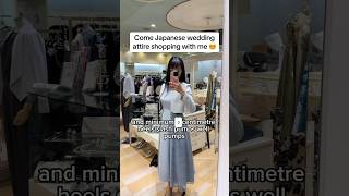 Japanese wedding attire etiquette 💁🏻‍♀️ Guess which dress I got japan japanlife [upl. by Lia]