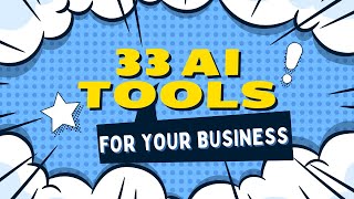 AI Tools Boost Your Business In 11 Varied Fields [upl. by Nnylaf]