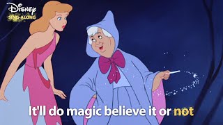 BibbidiBobbidiBoo  Cinderella Lyric Video  DISNEY SINGALONGS [upl. by Burack]