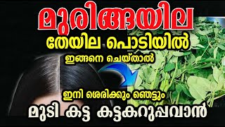 മുടി പെട്ടന്ന് വളരാനും കരിപോലെ നിക്കാനും poppy vlogsmalayalam [upl. by Mihe]