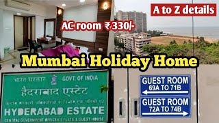 mumbai holiday home for central government employee  mumbai hostel hyderabad estate nepean sea road [upl. by Aiuqat905]