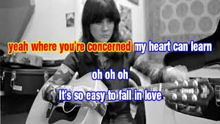 KARAOKE LINDA RONSTADT ITS SO EASY [upl. by Syhr498]