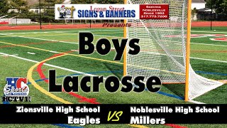 Boys Lacrosse  Zionsville vs Noblesville  Junior Varsity [upl. by Ader169]