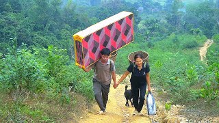 Journey together to the mountain to give gifts to a lonely old man  Harvest papaya and cassava [upl. by Annahsed]