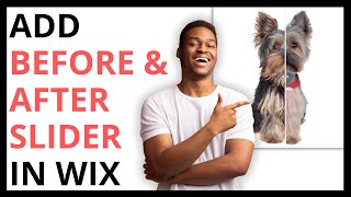 How to Add Before and After Slider in Wix QUICK GUIDE [upl. by Yelad73]