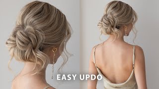 Easier Than It Looks Updo ❤️✨ Wedding Hairstyle Wedding Guest Prom [upl. by Neelik]