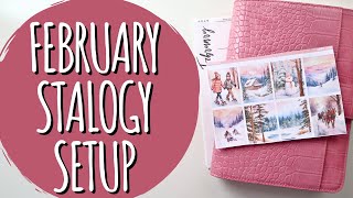 A5 Stalogy Planner Setup  February 2024 [upl. by Olotrab]