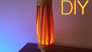 DIY Eiche Furnier Lampe  Selbst gemacht [upl. by Innes]