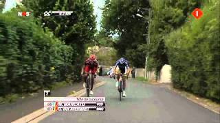 Paris  Tours 2011 Final kilometers [upl. by Ytsanyd]