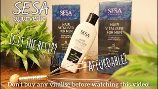 IS THIS THE BEST HAIR GROWTH VITALISER  SESA HAIR VITALISER IS IT WORTH BUYING HONEST REVIEW [upl. by Yemarej91]