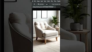 Apply Design on Couch in Photoshop shorts [upl. by Obala625]