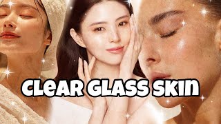 ⚜️Clear Glass Skin Subliminal⚜️ flawless and bouncy skin  cure from all skin conditions [upl. by Leirol916]