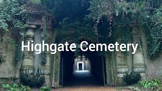 Highgate Cemetery The Egyptian Avenue and Lebanon Circle London [upl. by Sashenka]