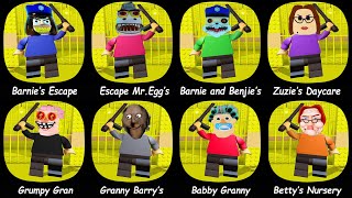 BARNIES PRISON ESCAPE 2GRUMPY GRANGRANNY BARYS PRISON RUNBETTYS NURSERY ESCAPEBABY GRANNY [upl. by Almat]