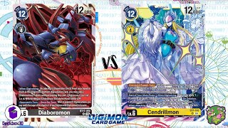 DIGIMON TCG Diaboromon Black vs Cendrillmon Yellow [upl. by Aloeda]