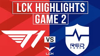 MEGA EPIC T1 vs NS Highlights Game 2  LCK 2024 Spring  T1 vs Nongshim RedForce [upl. by Anitnatsnoc]