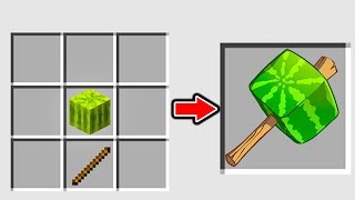 MELONEN HAMMER IN MINECRAFT CRAFTEN [upl. by Gnanmos]