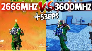 2666mhz vs 3600mhz  hay diferencia 🔥 [upl. by Rayle987]