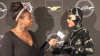 Meagan Good Interview  Halloween 2017  Great Good Foundation [upl. by Steffie]