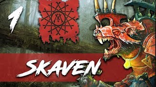 SKAVEN NEW WARHAMMER 2 CAMPAIGN  Total War Warhammer 2  Skaven Campaign  Queek Headtaker 1 [upl. by Gilson]