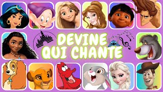 DEVINE QUI CHANTE Spécial DISNEY  Blind Test de 50 Chansons Disney [upl. by Pellet777]