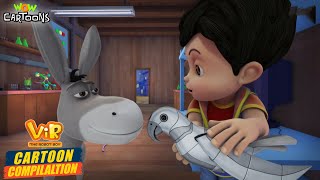 Vir Ne New Robot Banaya  Vir The Robot Boy Compilation 07  Season 01  Cartoon for Kids  spot [upl. by Mckenzie]