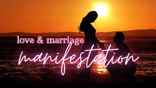 MANIFESTING LOVE 💝 Marriage Mindset Shift subliminal affs [upl. by Tenney374]