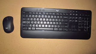 Logitech MK540 Advanced Wireless Keyboard and Mouse Bundle Black [upl. by Leummas]