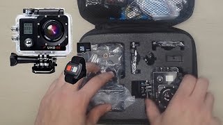 Unboxing Campark® 4k Wifi Ultra HD  Dual Screen Waterproof Sports Action [upl. by Farika]