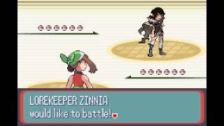 VS Zinnia GBA Style Battle Remix [upl. by Aninay]