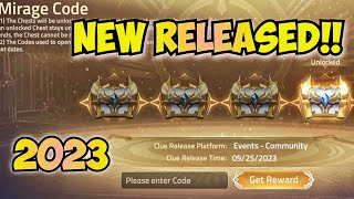 NEW RELEASE CODE 💎💎💎💎  Mirage Code  Mobile Legends Adventure [upl. by Trevethick]