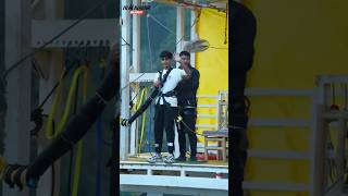 Himalayan Bungy Rishikesh bungee bungeejumping jumping adventure trending viral bungy shorts [upl. by Anwahs]